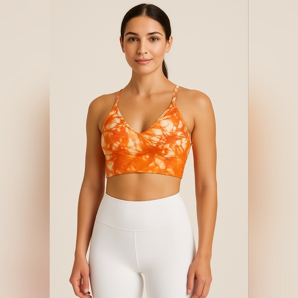 MORERA Seamless Sports Bra Racerback Padded Activewear Medium - Picture 1 of 5